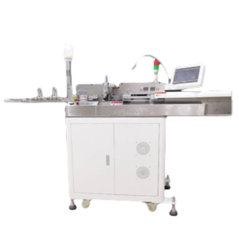 中山文忠全自動(dòng)八線扭線沾錫機(jī) 雙頭裁線剝皮端子上錫電腦剝線沾錫端子機(jī)